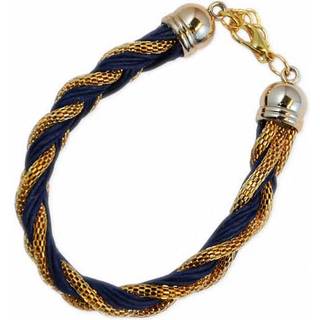 Armband Braided Gold Black