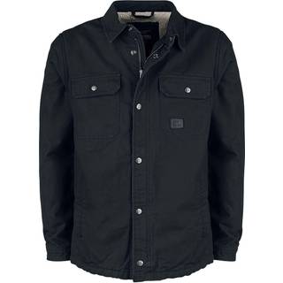 Vintage Industries Class Sherpa Ternet Jakke Ræd - M