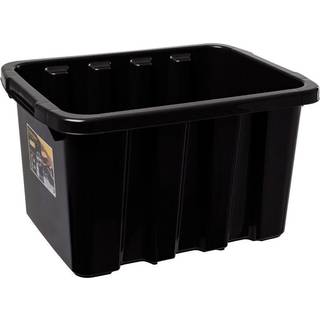 Opbevaringskasse Nordiska Plast StrongBox, sort, 460 x 338 x 263 mm, 27 liter