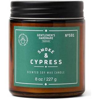 Gentlemen's Hardware Candle Smoke & Cypress 8oz - Lys