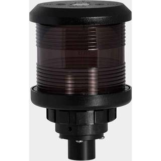 Ankerlanterne til topmontering Den Haan, 25 W, 12 - 24 V, 360°, sort plast, 140 x Ø92 mm, hvid, til både &lt;20 meter