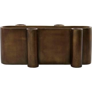 House Doctor Four Oval Adventslysestage Antik Messing - Julepynt Aluminium Antique Brass - 211150082