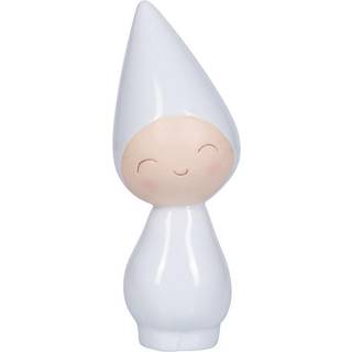 Peggy - Fin figur med store øjne, 11 cm - sort, grå eller hvid - figur Peggy fnisende