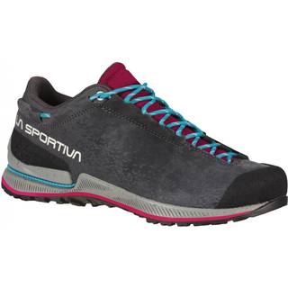 La Sportiva Women's Tx2 Evo Leather Carbon/Red Plum, 39.5