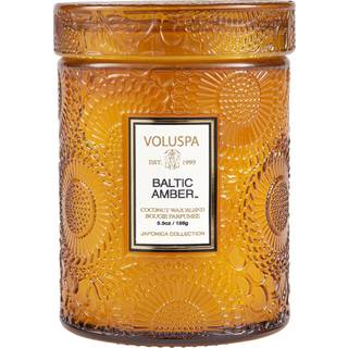 Voluspa Small Glass Jar Baltic Amber 50h