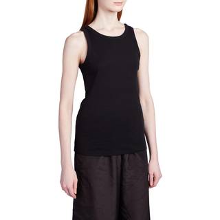 The Row Frankie cotton jersey tank top - black - XS