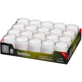 Bolsius refill lys til Relight Oval 100% paraffin hvid
