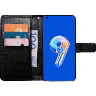 Wallet cover 3-kort Asus Zenfone 9 - Sort