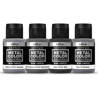 Vallejo Metal Color Metallic Panel 4 x 32ml. [Levering: 1-2 dage]