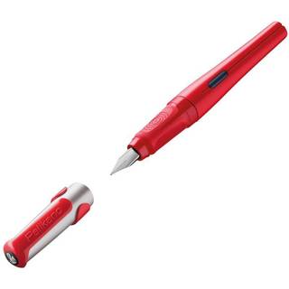 Pelikan Pelikano Fountain Pen Medium NIB Red Boxed 1 hver (802987)