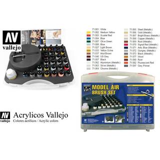 Model Air basics color set 29x17ml + airbrush