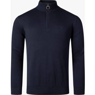 Barbour Lifestyle Cotton Half Zip Olive Marl