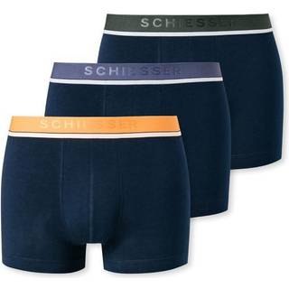 Schiesser 3-pak 95-5 Organic Cotton Rio Boxer - Black/Blue - X-Large * Kampagne *
