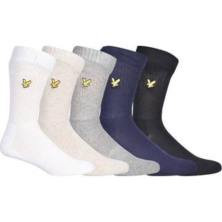 Lyle & Scott Lyle & Scott White Socks 5 Pack