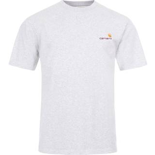 Carhartt WIP American Script Short Sleeve T-Shirt Ash Heather