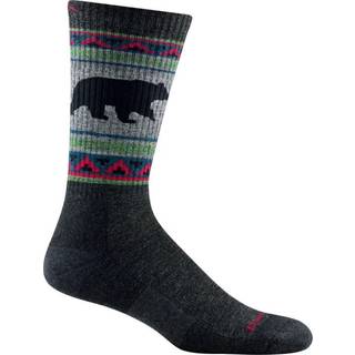 Darn Tough Men's VanGrizzle Boot Midweight Hiking Sock Cushion Charcoal, M