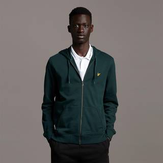 Lyle & Scott Lyle & Scott Green Zip Through Hoodie