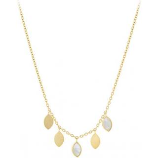 Pernille Corydon Flake Halskæde 18 kt. Forgyldt Sølv n-389-gp - Dame - 925 Sterling Silver