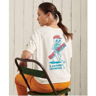 Superdry Kort Workwear Sweat T-shirt med rund halsudskæring