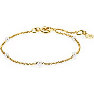 INDIA - Armbånd genbrugssølv & hvid - adjustable length; 14,5 or 18 cm