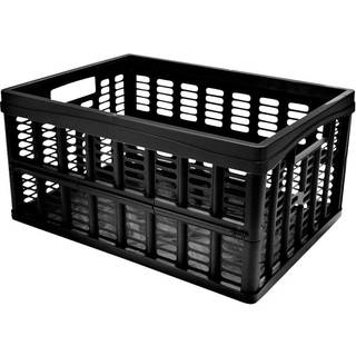 Plast Team, Basic foldekasse, 48x38x24 cm, Sort