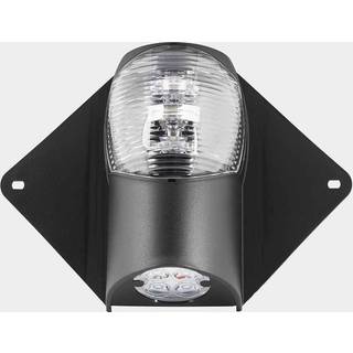 Toplanterne/dækslys til topmontering Osculati, 12 – 24 V, 225°, PVC, 140 x 195 mm, hvid, til både &lt; 20 meter + lyskilde LED