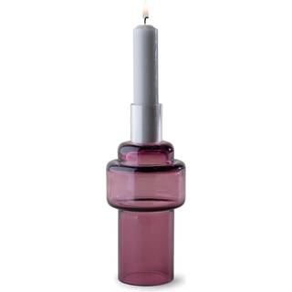 Glass Candlestick no. 55 - Heather