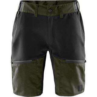 FRISTADS® SORT SEMISTRETCH Oekotex® certificeret Outdoor Shorts m/lårlommer (205 g/m²) Str. S