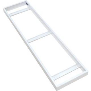 Ramme til 120x30 LED panel - Leveres samlet, hvid kant