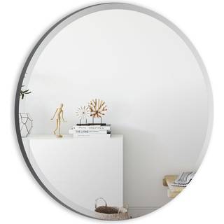 INCADO - Sølv spejl med facet (Variant: Ø80 cm, Producent: INCADO)