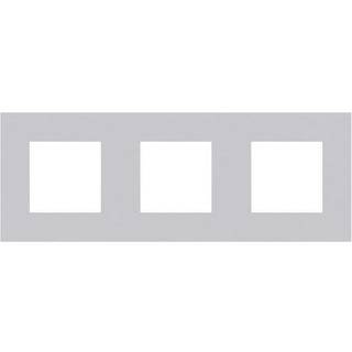 Niko Ramme 3-modul, pure, alu grey