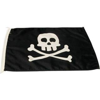 Piratflag Dødningehoved, 60 x 40 cm