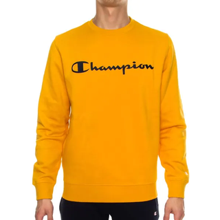Champion Classics Men Crewneck Sweatshirt - Mustard - Small