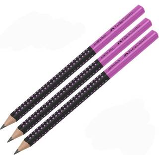 Faber-Castell Jumbo Grip Blyant - Sort/Pink