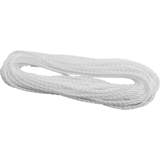 G.Funder Tøjsnor, hvid Danaflex, 4 mm, 20 meter