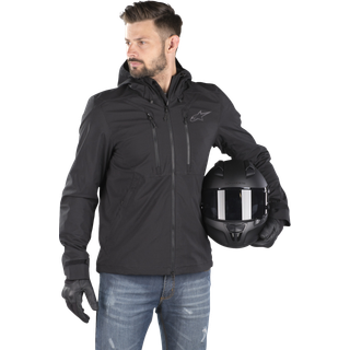 alpinestars Domino Tech Motorcykel-Hoodie sort XL