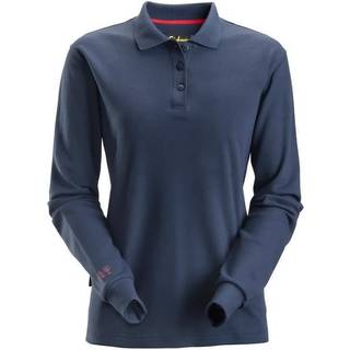 Snickers 2667 protecwork, dame polo shirt langærmet navy M