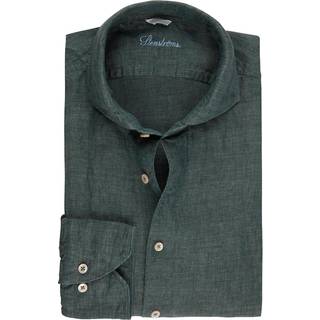 Stenströms Afslappet Hvid oxfordskjorte | Herre |Herreskjorter | Fitted Body | Størrelse: XL | Hvid | Solid | Lange Ærmer