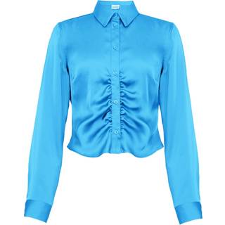 Barbara Kristoffersen bluse BK128 - denim print - XS