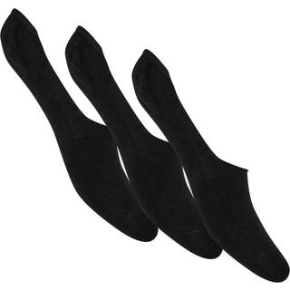 Decoy 3-pak Thin Bamboo Footies - White - Strl 37/41
