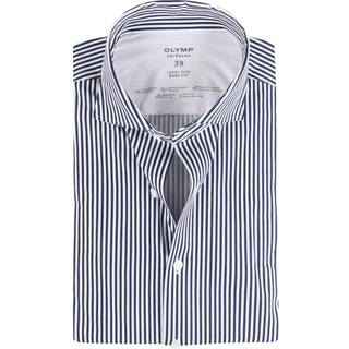 OLYMP Herren Hemd blau gestreift