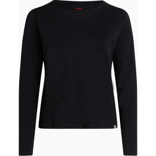 Organic Jersey Tenna Tee - Black - Mads Nørgaard - Sort M