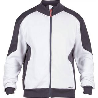 ENGEL Galaxy Sweat Cardigan med krave Hvid/Antrazitgrå 8830-233 S