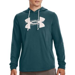 Sweatshirt med hætte Under Armour UA Rival Terry Logo Hoodie-WHT 1373382-112 Størrelse M
