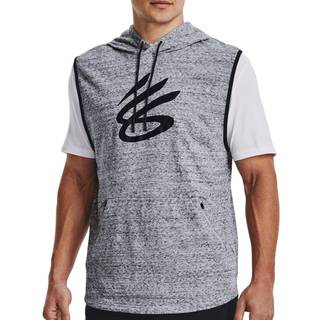Sweatshirt med hætte Under UA Armour Fleece Graphic 1373539-437 Størrelse YMD