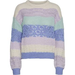Vero Moda dame strik VMNEWBOHO - Birch Viola Mist Green - XS