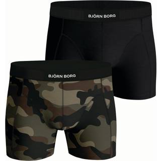 Björn Borg Premium Cotton Stretch Boxer 2-pack Sort, XS