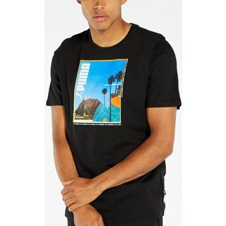 PUMA Herren T-Shirt weiß Baumwolle & Mix