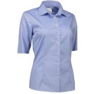 ID S721 SEVEN SEAS Fine Twill modern s/s dame Lys blå L