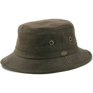 MJM Bucket Faux Suede UVP50+, dk. brown-S